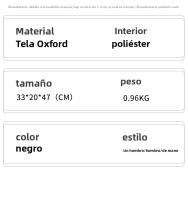 Nueva mochila, mochila informal de gran capacidad para hombres, bolsa multifuncional para ordenador de viaje de negocios, mochila para estudiantes de secundaria y secundaria - details 11