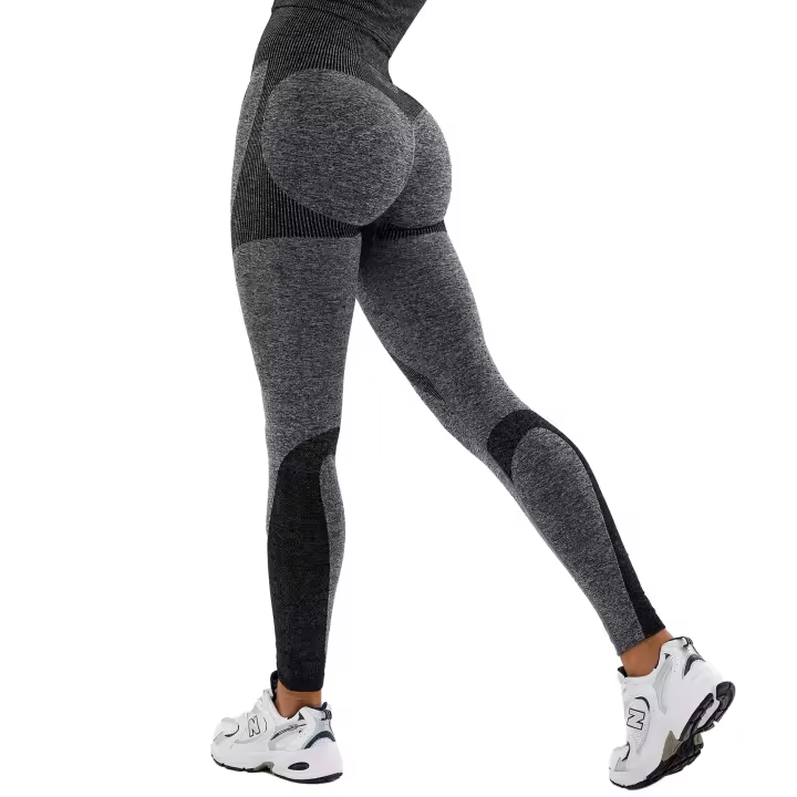 Leggings premium sin costuras de cintura alta - Leggings fitness con levantamiento de cadera y función de abdominoplastia - 1