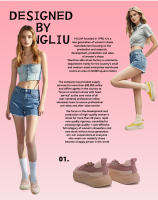 Suela de espuma de cuero pequeños zapatos blancos nueva plataforma de un pedal solo zapatos de las mujeres retro versátil mocasines - details 1