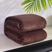 Manta de Coral Suave Super Gran Tamaño 120x200cm Ligera y Sólida en Color Rosa Para Sofá y Cama Forro de Tela de Mink - details 4