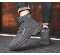 Botas Martin altas para hombre, zapatos de seguridad transpirables, impermeables, antideslizantes, para deportes de invierno, suela de goma, novedad de 2025 - details 9