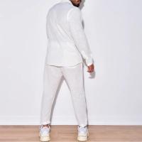 Conjunto Casual de Moda para Hombres Camisa con Cuello Alto de Algodón Deportivo de Lujo Ligero - details 6