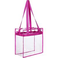 BAGAIL Bolsas Transparentes Aprobadas por el Estadio Bolso de Mano Transparente con Cierre de Cremallera Bandolera Bandolera con Correa Ajustable - details 48