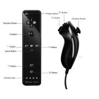 Mando a distancia integrado Motion Plus, Compatible con Nintendo Wii, Nunchuck Set, inalámbrico, Bluetooth, con funda de silicona - details 9
