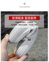 Baotou media zapatillas de mujer de fondo plano exterior desgaste de verano de cuero transpirable y ligero media bandeja zapatos sin tacón zapatos blancos - details 8