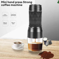 Cafetera portátil 3 en 1, máquina de café expreso de cápsulas manual sin calefacción, no eléctrica, adecuada para cápsulas Nespresso, cápsulas Dolce Gusto y moler café, adecuada para coche, viajes, oficina, camping y senderismo, el mejor regalo - details 1