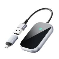 Adaptador inalámbrico para Carplay, conversión de CarPlay con cable a adaptador inalámbrico para IPhone IOS 10 + y para Android Auto,C - details 0