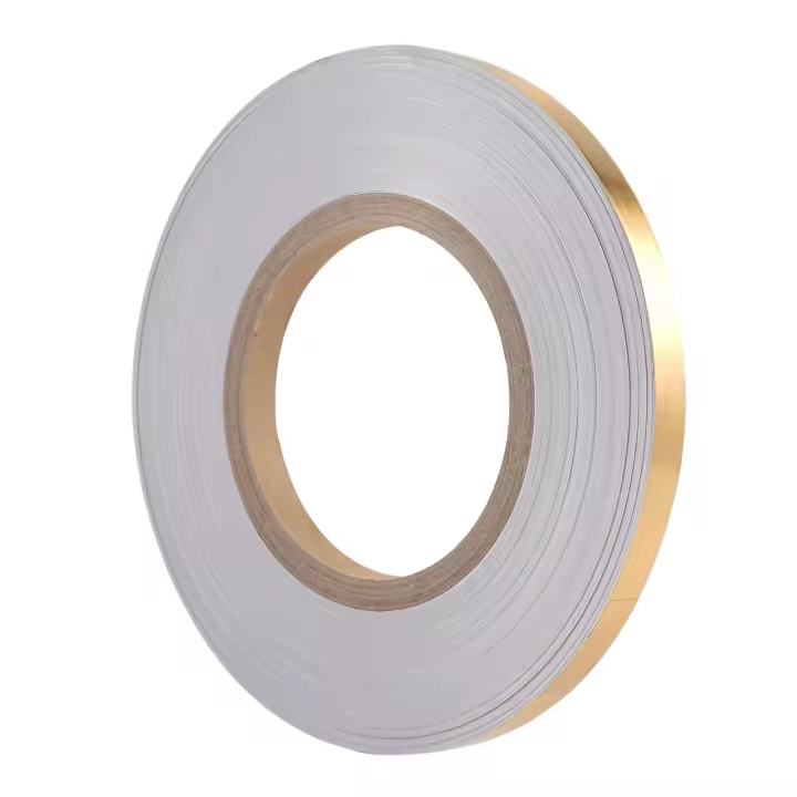 Pegatinas autoadhesivas doradas de 50 metros, azulejo impermeable para pared, cinta de sellado espacial, juntas de tira, pegatinas de belleza, calcomanías para decoración del hogar - 1