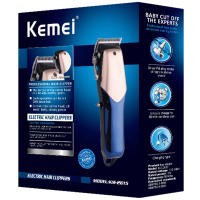 Kemei-cortadora de pelo profesional para hombre, máquina eléctrica inalámbrica con cable ajustable, recargable, 2615 - details 0