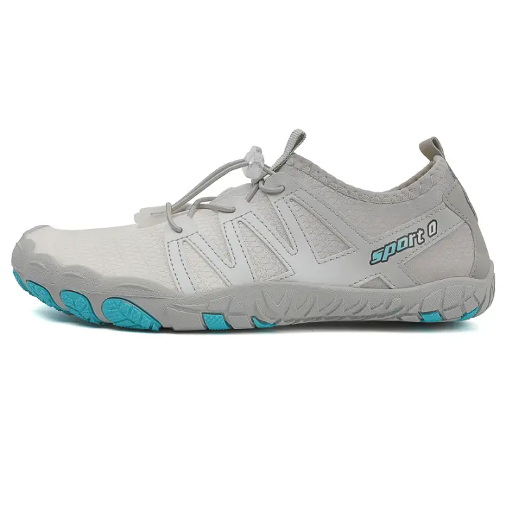 Calzado deportivo acuático para hombre y mujer, secado rápido, forro de fibra ultrafina, suela de caucho natural, cremallera - 1