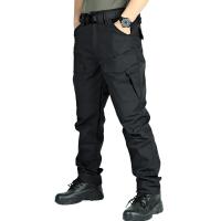Pantalones de secado rápido para hombre, pantalones impermeables para exteriores, pantalones elásticos ligeros para trabajo, senderismo, viajes, verano - details 0