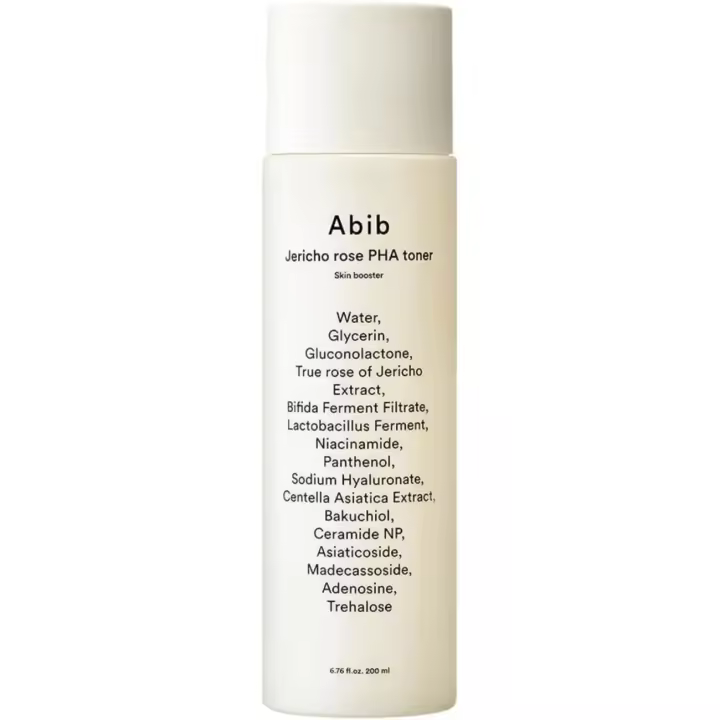 Abib PHA Booster 6.76 fl oz / 200 ml, Tónico con extracto de rosa de Jericó para mejorar la elasticidad y la textura de la piel - 1