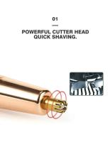 Epilador Eléctrico Sin Dolor 4 en 1 Depilador Facial para Áreas Sensibles con Forma de Labial - details 6