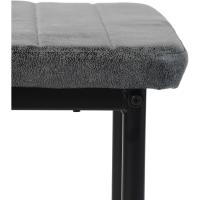 Sillas de Comedor Juego de 4 Sillas de Metal para Cocina, Silla de Mesa Comoda Silla con Asiento Tapizado, Negro - details 97