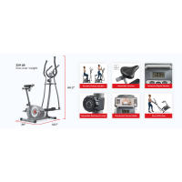 Sunny Health & Fiess Essential Smart 2 en 1 Cross Trainer Bicicleta elíptica, máquina de entrenamiento magnético para adultos/personas mayores gimnasio en casa - details 7