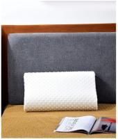 Almohada ortopédica de espuma viscoelástica para cama, almohada de protección del cuello con forma de onda de 50x30CM, almohadas para dormir de rebote lento, relaja el Cervical - details 14