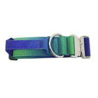 Juego Collar correa perro nailon resistente, cuerda entrenamiento mascotas ustable sin tirar con cierre Metal para caminatas de - details 13