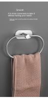 Juego de 6 Ganchos de Toalla de Baño de Acero Inoxidable Resistente a la Oxidación - details 0