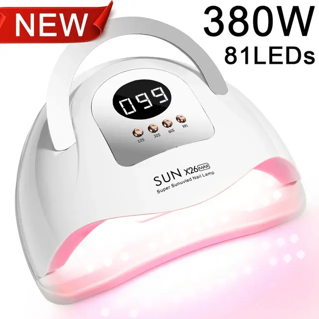 Lámpara LED UV Profesional para Manicura Secado de Esmalte de Gel con Temporizador y Sensor Automático Herramienta de Salón de Belleza - 1