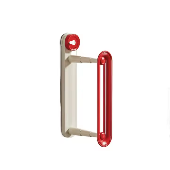 Perchero con ventosa para ropa, estante telescópico de plástico para secado de ropa, ahorro de espacio, apilador de perchas extensible sin perforaciones - 1