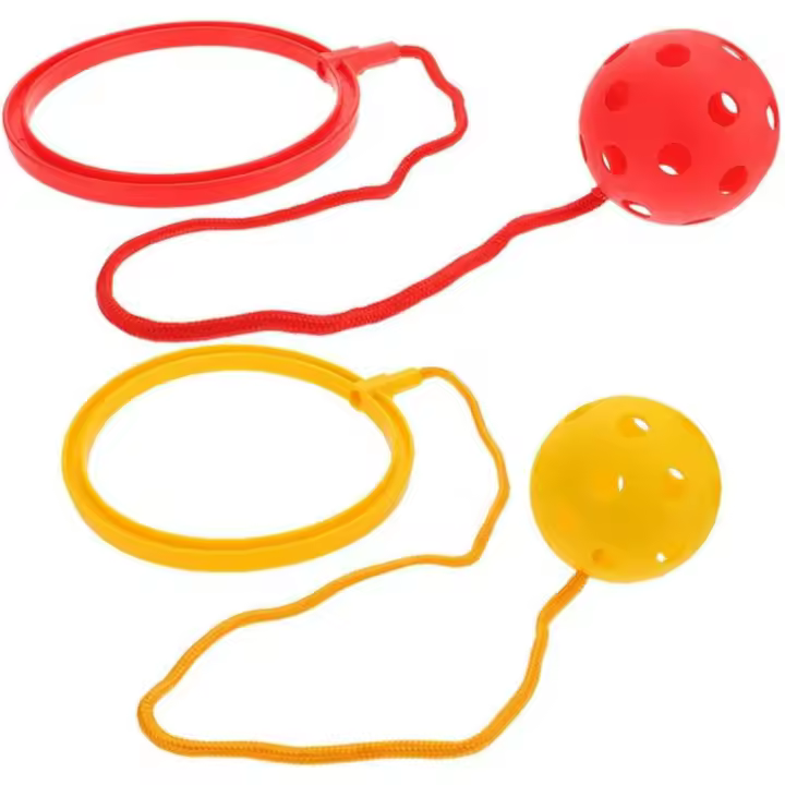 Entersports Juguete de Saltar para Tobillo 2pcs Saltando con Bola de Deportes para Niños, Niñas, Adultos Equipo de Fitness para Saltar - 1