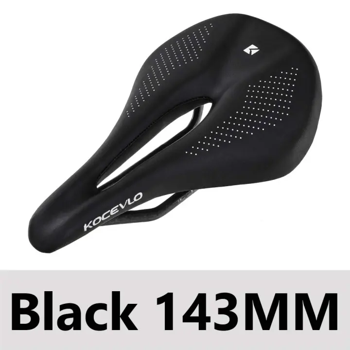 KOCEVLO-sillín de bicicleta de carbono para hombre, asiento cómodo para carreras, 240x143/155mm - 1