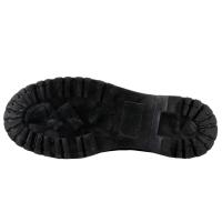 Botas de mujer, botas de plataforma de cuero genuino, zapatos de moto con cremallera frontal, suelas ópticas, moda Sexy Punk, botas de invierno para hombre 35-46 - details 1