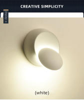 Lámparas de pared modernas LED de 5W, lámpara giratoria de 350 grados, apliques de pared para sala de estar, dormitorio, luz de pared, luz elegante para el hogar - details 3