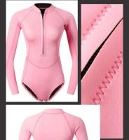 Mujer Diver 2mm neopreno equipo de buceo rosa Bikini de manga larga traje de baño coreano surf traje de baño Snorkeg - details 3