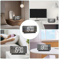 ORIA-reloj despertador Digital de doble proyección, dispositivo con hora y temperatura, pantalla grande LED, regalo para el hogar - details 6
