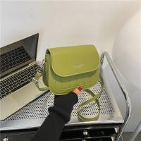 Bolso de hombro con solapa para mujer, bandolera de cuero PU, Estilo Vintage, cuadrado, pequeño - details 10