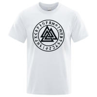 Camisa de manga corta Odin Vikings para hombre, camiseta informal de Hip Hop, ropa de calle Haruku, verano 2022 - details 12