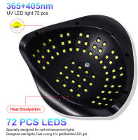 Lámpara LED UV de 320W Secador de Esmalte de Uñas Profesional con Pantalla Táctil - details 5