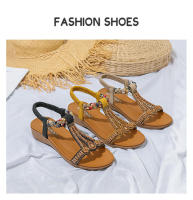 7272-1 Verano Nueva Tendencia Versátil Sandalias Cómodas Ligeras con Banda Elástica para Mujer - details 0