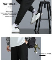 Sencillo, cómodo, informal para hombre, clásico y versátil en otoño invierno, juvenil y holgado, pantalones combinados con forro polar. - details 1