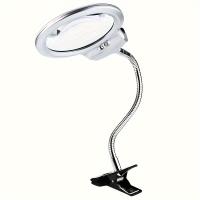 Lupa de Magnificación con Hilo Clip-on Luces LED Brillantes Ideal para Joyería, Mapas, Periódicos, Documentos, Monedas, Sellos Papelería y Artesanía - details 1