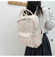 Mochila escolar fresca para mujer, literaria y artística, versátil, con flores informales, para niña y estudiante, novedad de 2024 - details 17