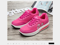Zapatos deportivos de marca para mujer, zapatos tonificantes para aumentar la altura de 5 Cm, zapatillas de deporte con cuña, zapatos mecedores transpirables, zapatos con plataforma para sacudir - details 14