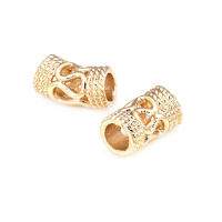 Gran Espaciador de Cilindro de Latón Dorado de 18K Accesorios para Hacer Pulseras - details 30