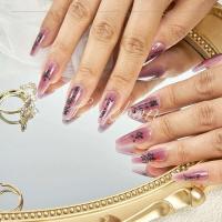 Arte de Uñas de Bambú Estilo Chino Set Completo Reutilizable con Diseño de Poesía y Pintura - details 12