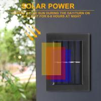 Luz Solar de pared para exteriores, lámpara LED impermeable, iluminación luminosa hacia arriba y hacia abajo, decoración de valla de jardín y balcón, luz Solar - details 23