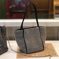 Moda super flash plata cena bolso bolso de diamantes de imitación bolso de diamantes banquete - details 4