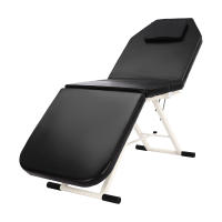 Cama de masaje con taburete, silla reclinable ajustable y plegable para salón de belleza, tatuaje, Spa, 3 secciones - details 5