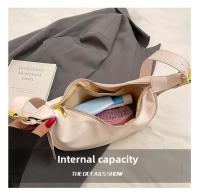 Bolso cruzado plisado de estilo coreano, bolso ligero de Color sólido de PU, bolso de mano de cuero suave, bolso de hombro para mujer - details 7