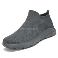 Nuevos deportes ultraligeros antideslizantes con suelas de zapatos para hombres, zapatos cómodos de punto para caminar para mujeres a bajo precio para fitness - details 0