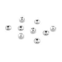 20 piezas 3MM 4MM 6MM 8MM 10MM 12MM 18K Color oro latón cuentas brillantes tapas suministros de joyería de alta calidad accesorios - details 19