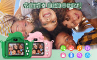 Cámara De Fotos Infantil De Dinosaurio para Niños, 1080P, 2 ", HD, 32G, Regalo para Niños y niñas - details 0