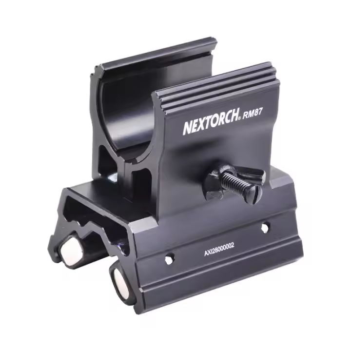 Montaje Magnético Nextorch RM87 para Linterna Compatible con 23–26.5mm Cuerpo de Linterna 100N Fuerte Imán Aleación de Aluminio Aérea Adecuado para Linternas T20L / TA41 / T5 / T7 / TA5 / P60 - 1
