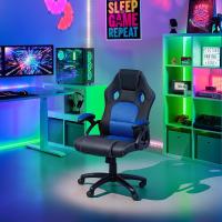 Ajuste de Altura, Silla de Escritorio de Oficina, Silla de Estudio con Acolchado Cómodo, Silla con Reposabrazos - details 1