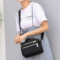 Bolso bandolera impermeable para mujer, multifuncional, estilo casual, material de nailon con forro de poliéster - details 2